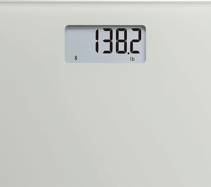 OMRON Digital Scale with Bluetooth Connectivity (SC -150) - 330 lb Weight Capacity - Use with Free OMRON Connect App - Light Gray