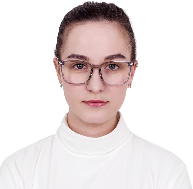 YEIN Bifocal Reading Glasses with Blue Light Blocking Lenses, Bifocal Reader for Women and Men, Vintage Square frame with Spring Hinge (+0.00/+1.25 magnification)