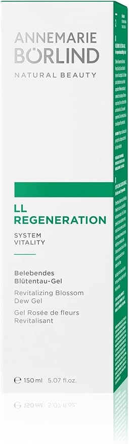 ANNEMARIE BÖRLIND – LL Regeneration Revitalizing Blossom Dew Gel – Sustainably Sourced Natural Facial Toner to Strengthen The Skin with Intense Moisture – Step 2 of 5-5 Oz