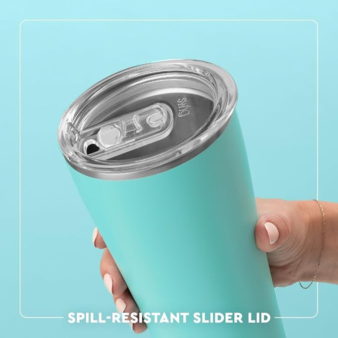 Swiglife 32oz Insulated Tumbler, Travel Coffee Tumbler with Lid, Cup Holder Friendly Travel Coffee Mug, Stainless Steel with Lid (Garden Party)