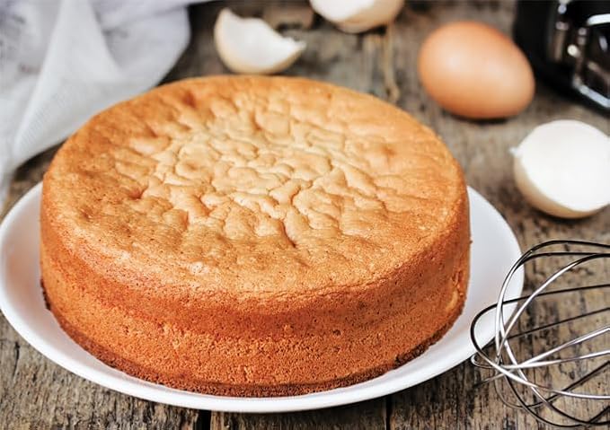 Winco Heavy-Duty Round Aluminum Layer Cake Pan, 8" x 3"