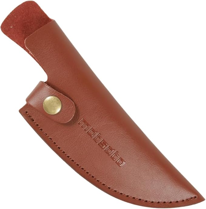 Matsato Kitchen Knife Leather Sheath, Japanese Steel Chef's Knife Holder Perfect for Cutting and Chopping, 6.3 Inch Knives holder