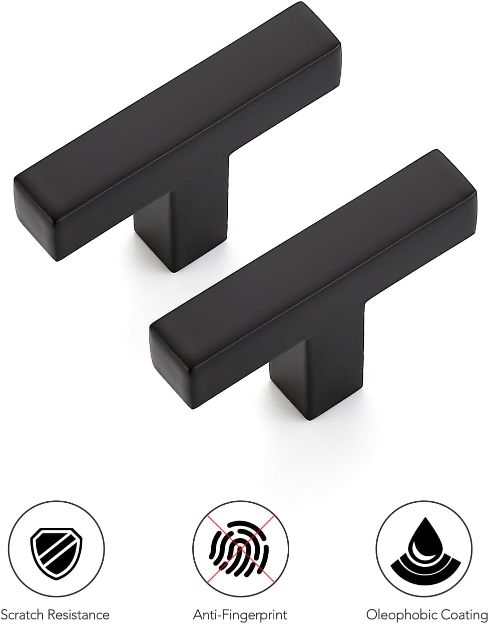 Ravinte 25 Pack Solid Single Hole Slim Square Bar Drawer Handles Kitchen Cabinet Handles Black Drawer Pulls Kitchen Cabinet Hardware Kitchen Handles Matte Black Cabinet Pulls