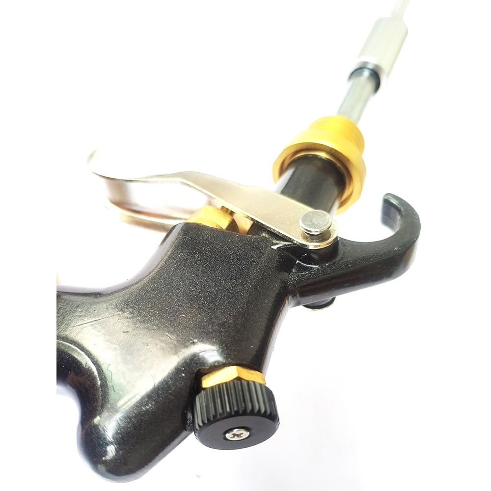 DOZIME Air Blow Gun &vacunm Gun with Brass Adjustable Air Flow Nozzle,Cleaning Gun Quickly Blasts Dirt and Dust from Surface Works with Air Compressor(Powerful Aluminium Rotate Tube)