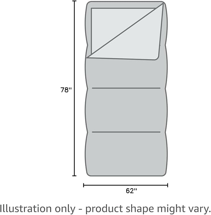Retrospec Dream Sleeping Bag - 5, 15, 30 Mummy for Camping, Insulated Cold Weather, Lightweight Stuff Sack, Water-Resistant, Adjustable Draw Cords, Adult