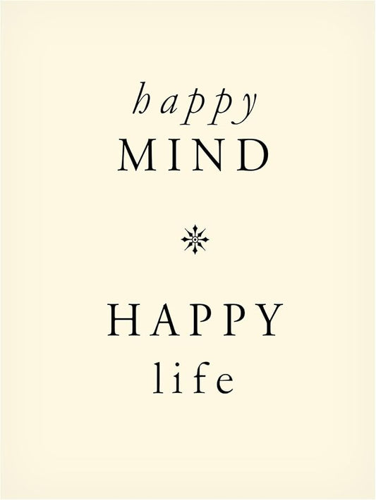 Trademark Fine Art Canvas Wall Art - Alicia Longley 'Happy Mindfulness I' Wall Art for Living Room, Bedroom, or Office Décor