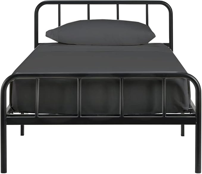 4 PC Cot Fitted Sheet 30x80, 100% Cotton Fitted Cot Sheet- Perfect for Narrow Twin/Rv Bunk/Camping Cot/Guest Bed Replacement, Sheets for Cot Bunk Bed-Fits Upto 4-8" Deep Mattress- Dark Grey Solid