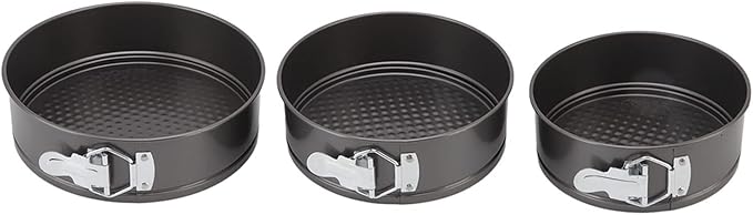 Cake Pan Set, Round Cheesecake Pan, Nonstick Cake Pan with Removable Bottom for Cheesecakes, Yogurt Cakes, Mousse, Coffee Cakes (20/22/24)