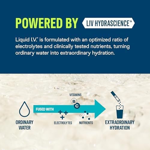 Liquid I.V.® Hydration Multiplier - Acai Berry | Electrolyte Powder Drink Mix | 1 Pack (16 Servings)