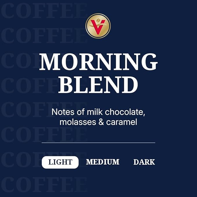 Victor Allen's Coffee Morning Blend, Light Roast, 32 Count, Single Serve Coffee Pods for Keurig K-Cup Brewers