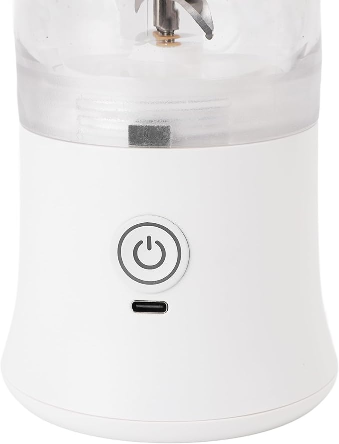 Yosoo Portable Blender 600ml 18000RPM USB C Rechargeable Electric Fruit Juice Blender Smoothie Maker with Stainless Steel Blades RGB Light for Travel Gym Home