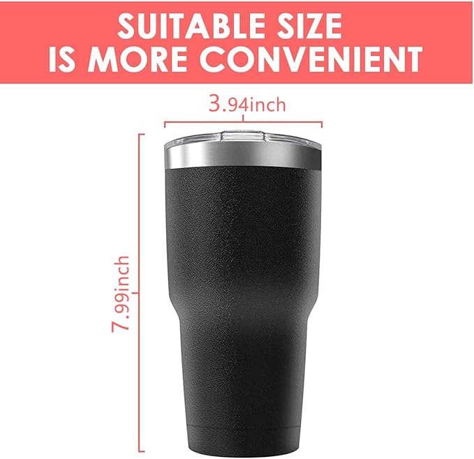 30oz Stainless Steel Travel Mug with Lid, 8 Pack Double Wall Vacuum Insulated Bulk Tumbler, Powder Coated Coffee Cup Suitable for Vehicle Cup Holders(Assorted Colors)