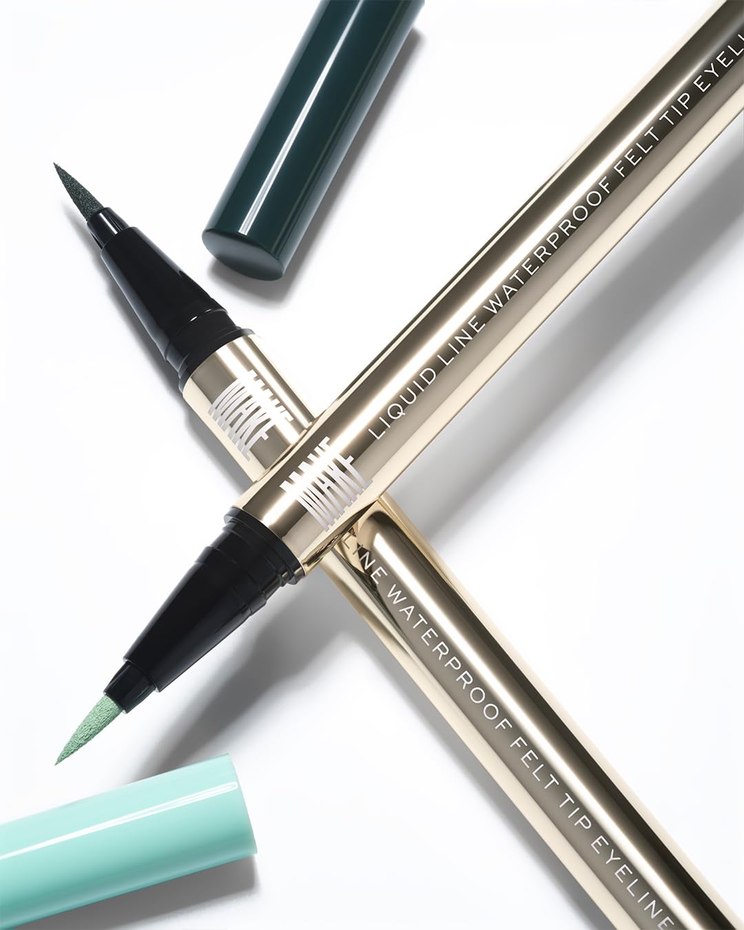 MAKE Beauty Liquid Line Waterproof Liquid Eyeliner Pen. Smudge-Proof Felt Tip for Precise Application of Lines, Wings, and Graphics. Long Lasting Eye Liner - Shade, Space Camp