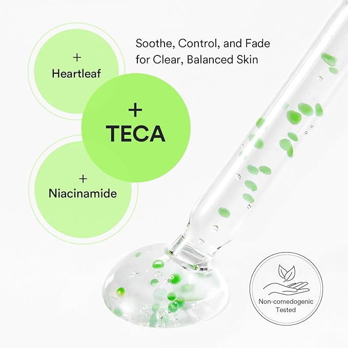 Abib Heartleaf TECA capsule serum Calming drop 1.69 fl.oz. | Soothing Hydration with Centella Asiatica & Niacinamide | Lightweight Korean Skincare for Sensitive Skin