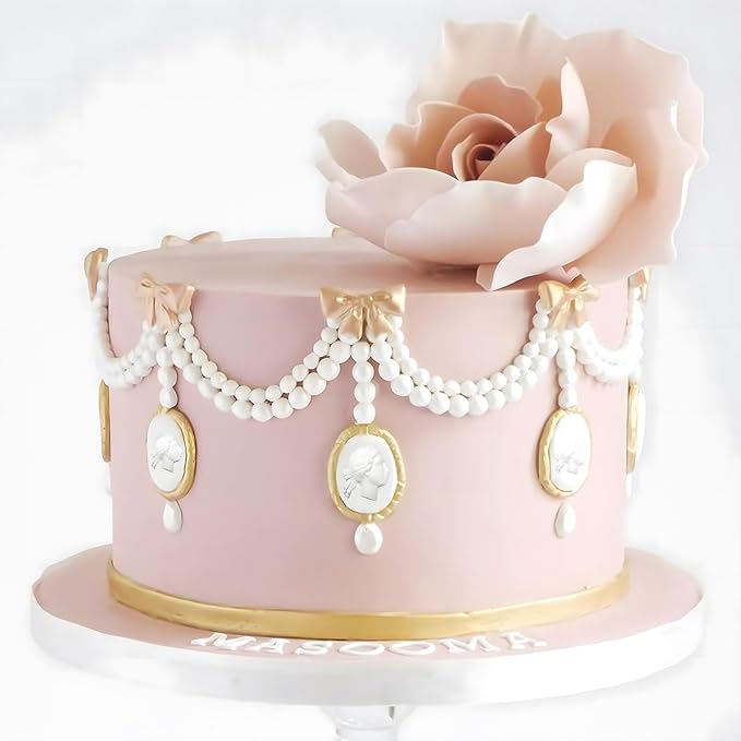 Art Molds for Polyclay Air Dry Clay Plaster Epoxy Resin Fondant Cake Decor Rococo Embellishment