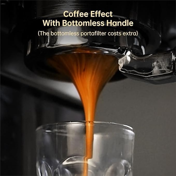 Semi-auto Stainless Steel Household Coffee Machine 19 Capsules Superfine Capsule Powder Coffee Machine Cappuccino and Espresso H11 (Color : H11 Jug Mat Tamper, Size : CHINA_US)
