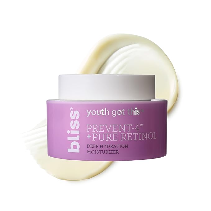 Bliss Youth Got This Moisturizer & Bright Idea Vitamin C Face Serum - Anti-Agin Skin Care - Brighten and Hydrate - Vegan, Cruelty-Free