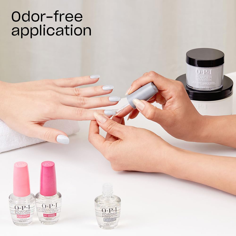 OPI Powder Perfection Let Me Bayou a Drink | Sheer Soft Pink Pearl Nail Dipping Powder | Acrylic Alternative