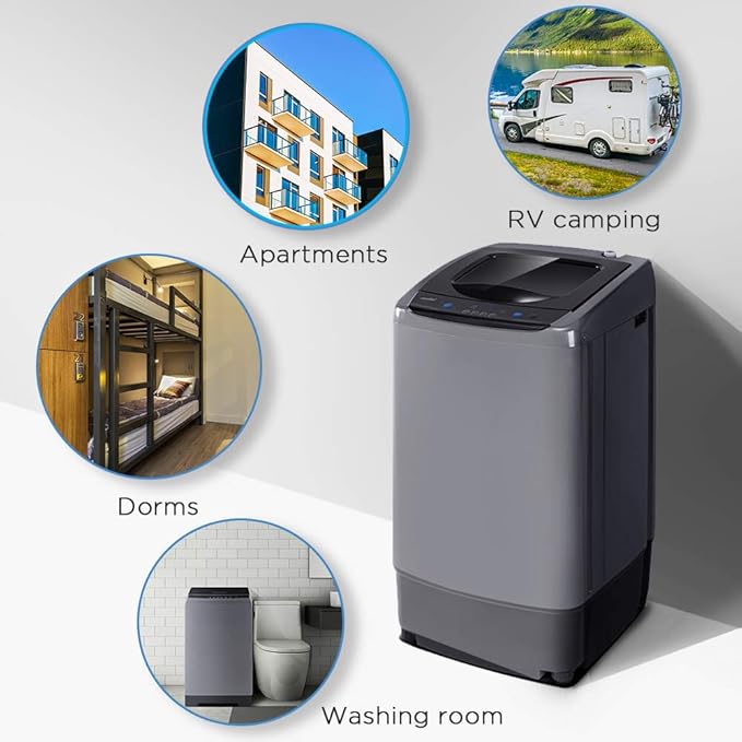 Comfee 0.9cu.ft Portable Washer & Zojirushi 3-Cup Rice Cooker Bundle