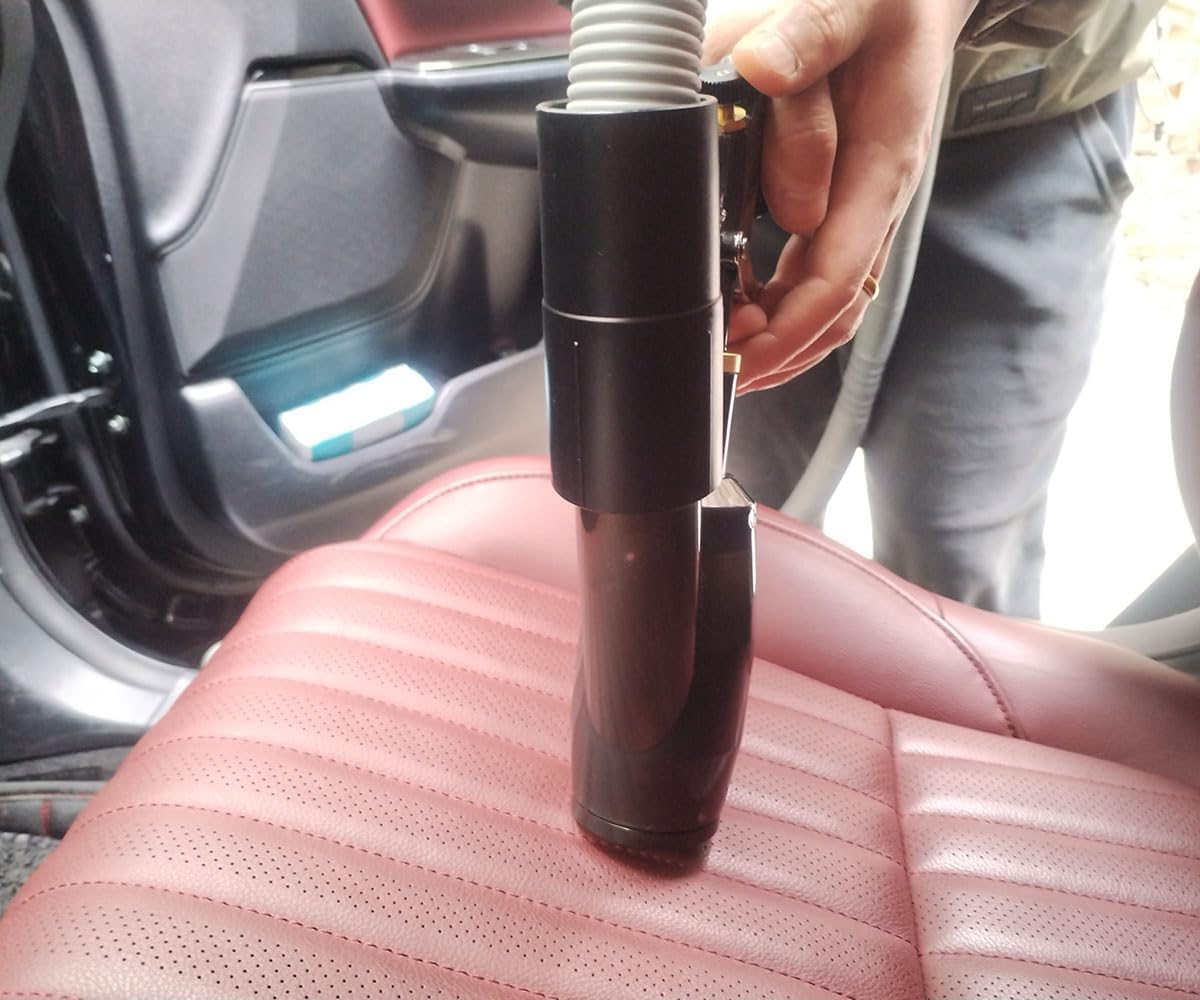 DOZIME Car Interior Detailing Air Blow Gun &vacunm Gun,Cleaning Gun Quickly Blasts Dirt and Dust from Surface Works with Air Compressor(Upgrade Aluminium Rotate Tube) 2IN1