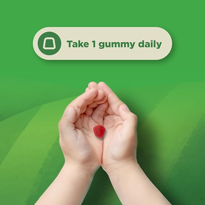 Natures Craft USDA Organic Probiotic Gummies for Kids - Vegan Non-GMO Kids Probiotic Gummy Vitamin for Immunity and Digestive Health - Gentle 2.5B CFU Organic Probiotics Strawberry Flavor (4 Month)