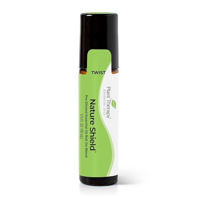 Plant Therapy Nature Shield Essential Oil Blend Pre-Diluted Roll-On 10 mL (1/3 oz) 100% Pure, Natural Aromatherapy, Therapeutic Grade