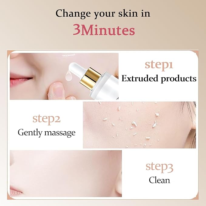 ANGEL SILK Peel Shot Glow Rice Ampoule Duo | White Rice + Black Rice Exfoliator with Niacinamide, AHA BHA | Face Scrub Exfoliating Gentle Pore Minimizer | Dead Skin Remover for All Skin Types
