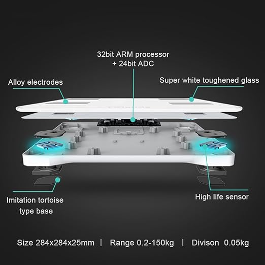 Smart Scale with 13 Body Compositions Analyzer