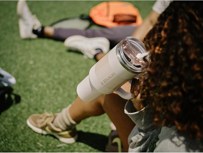 STANLEY Quencher ProTour Flip Straw Tumbler with Leakproof Lid | Built-In Straw & Handle | Cupholder Compatible for Travel | Insulated Stainless Steel Cup | BPA-Free
