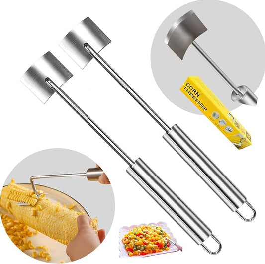 2 Pack Corn Cob Peeler, Corn Stripper, Corn Peeler for Corn on the Cob, Corn Cob Stripper Tool, Efficient Design Perfect for Dining Enthusiasts