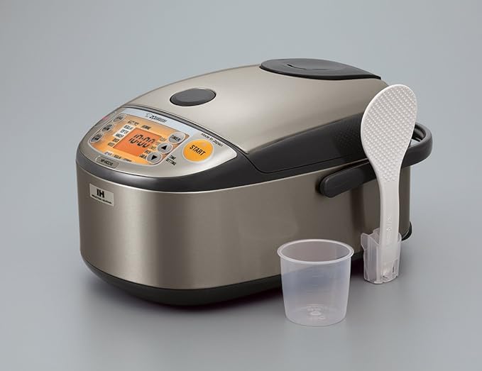 Zojirushi 586361-CV-DCC40XT America Corporation Ve Hybrid Water Boiler And Warmer, 4-Liter, Stainless Dark Brown & Zojirushi NP-HCC10XH Induction Heating System Rice Cooker and Warmer