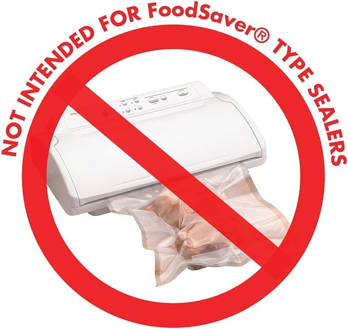 UltraSource - Chamber Machine Pouches 3 Mil Thickness, 8" x 10", Pack of 500 Vacuum Chamber Pouches, BPA-Free Pre-Cut Chamber Vacuum Sealer Bags with tear notch