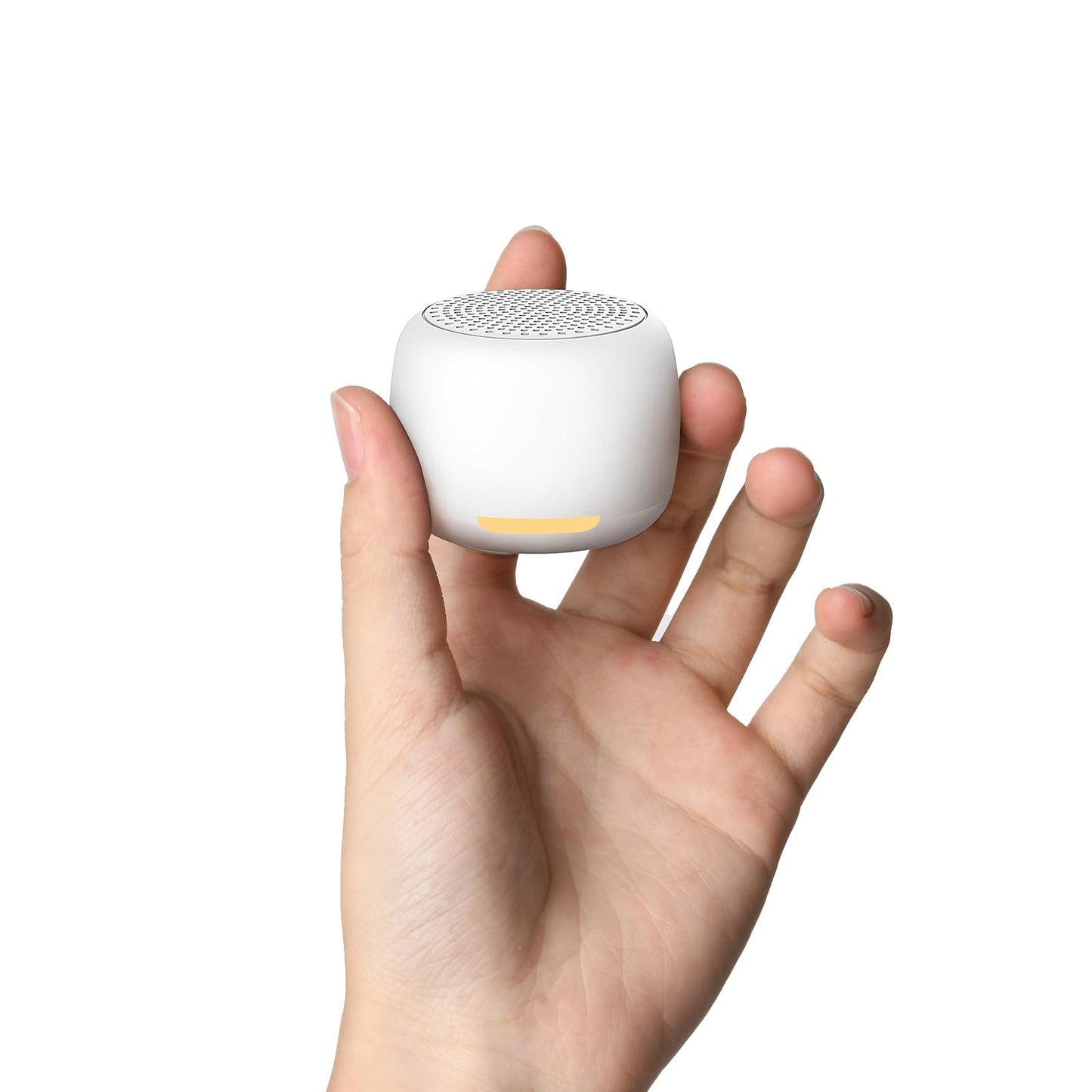Babelio White Noise Sound Machine for Adults Kids Baby, Travel Sound Machine for Sleep, Mini and Portable, 15 Non-looping Sounds, Timer, Memory Function, Easy to Pocket and Travel White