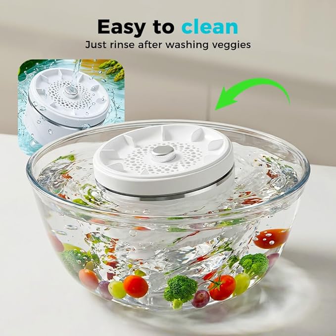 Fruit and Vegetable Washing Machine, Titanium Electrolysis Fruit Cleaner Device with Vortex Cleaning, Waterproof Wireless Fruit and Vegetable Purifier for Home Kitchen (2)