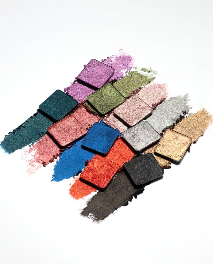 Chromatic Eye Shadow Palette 10 Shades | Multichromatic Finish | High Pigmentation and Long Lasting | Creamy Formula with Hyaluronic Acid | Magnetic Case (Chromatic 3)