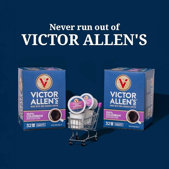 Victor Allen's Coffee Seattle Dark, Dark Roast, 42 Count, Single Serve Coffee Pods for Keurig K-Cup Brewers