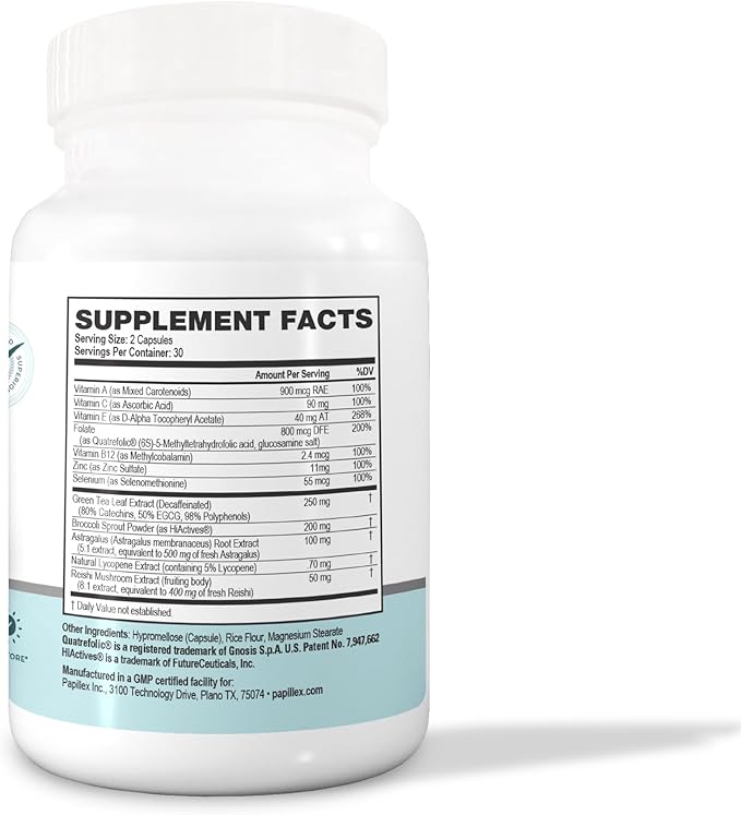 Dietary Supplement Tablets All Natural Immune Support - Immunity Defense - Best Immune System Booster - Organic 60 Capsules Bottle (3 Pack)