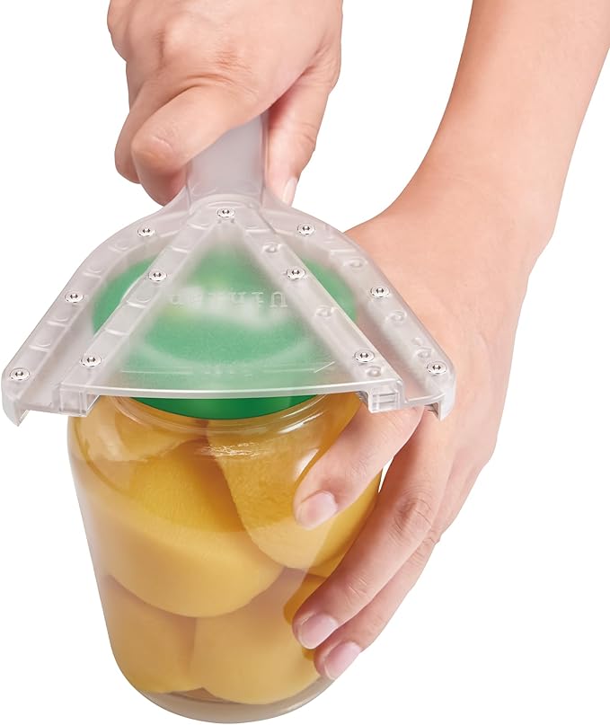 Jar Opener for Weak Hand & Seniors with Arthritis,Easy Twist Off Bottle Caps,Patent | Unique Kitchen Gadgets, Christmas Gifts for Elderly/Women/Men (Purple)