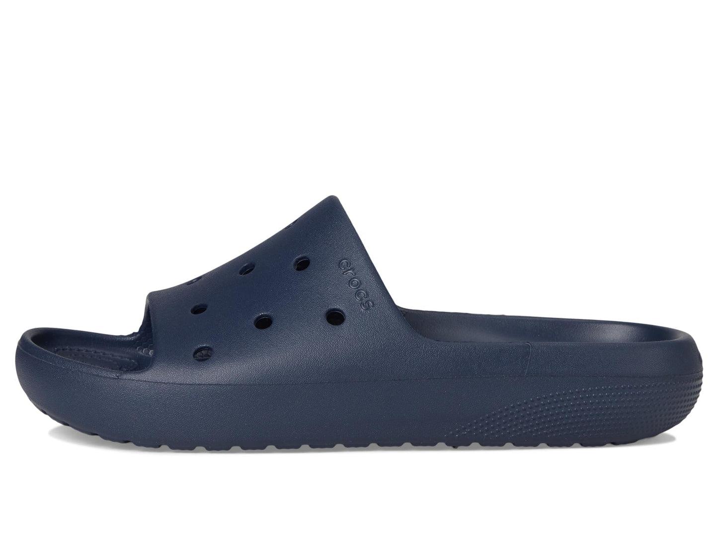 Crocs, Unisex, Classic Slide 2.0, Navy, Women 5 Men 3 Medium