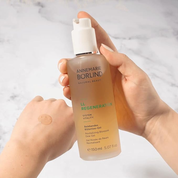 ANNEMARIE BÖRLIND – LL Regeneration Revitalizing Blossom Dew Gel – Sustainably Sourced Natural Facial Toner to Strengthen The Skin with Intense Moisture – Step 2 of 5-5 Oz