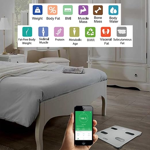 Smart Scale with 13 Body Compositions Analyzer