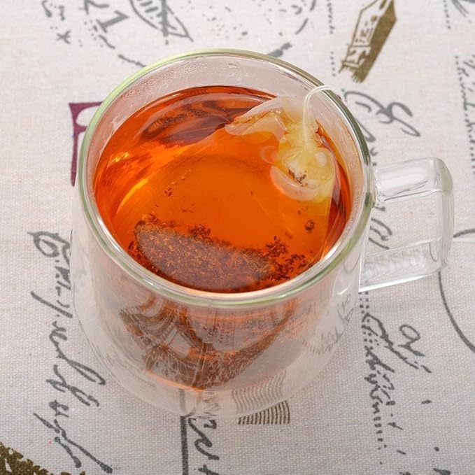 Tea Filter Bags with Free Tea Spoon, Safe & Natural Material, Disposable Tea Infuser for Loose Leaf Tea, Coffee, Spice, Herbs (200 PCS)