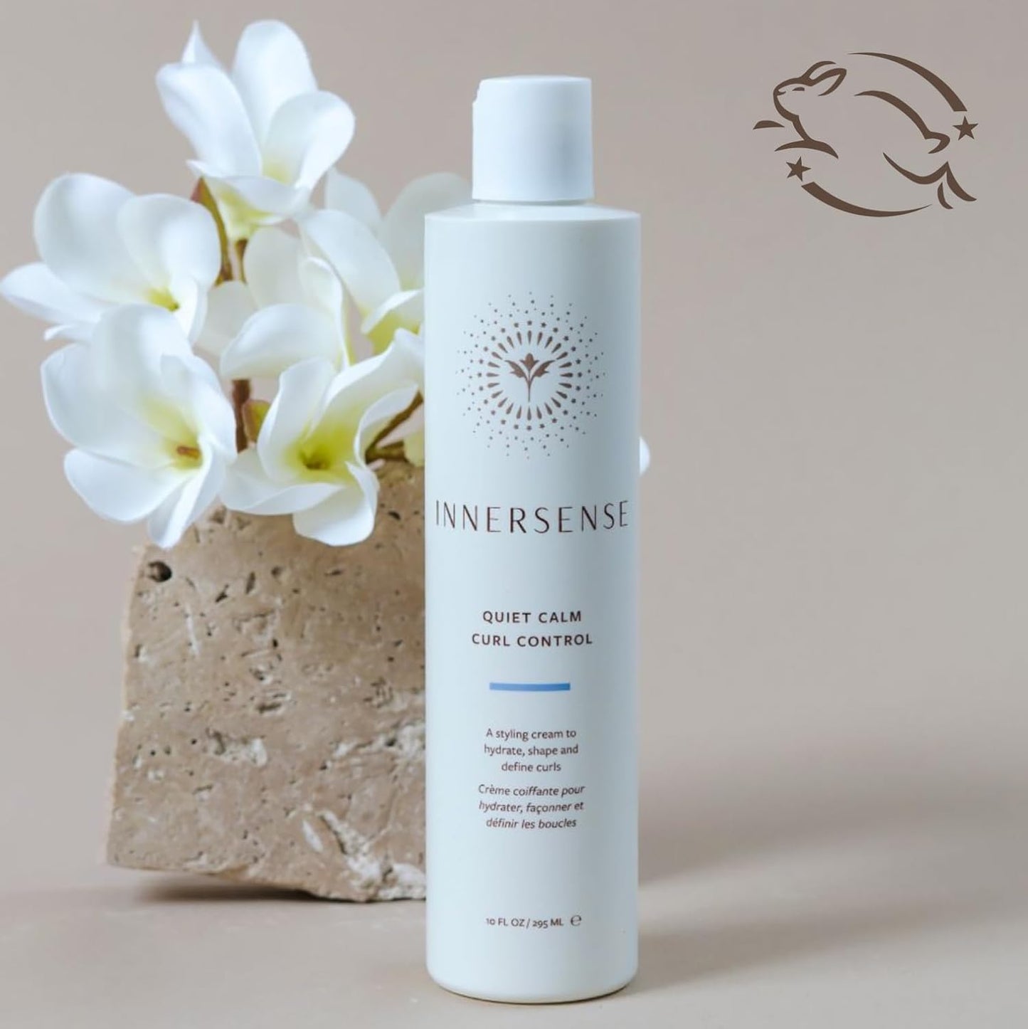 INNERSENSE Organic Beauty - Natural Quiet Calm Curl Control | Non-Toxic, Cruelty-Free, Clean Haircare (Full Size, 10 fl oz | 295 ml)