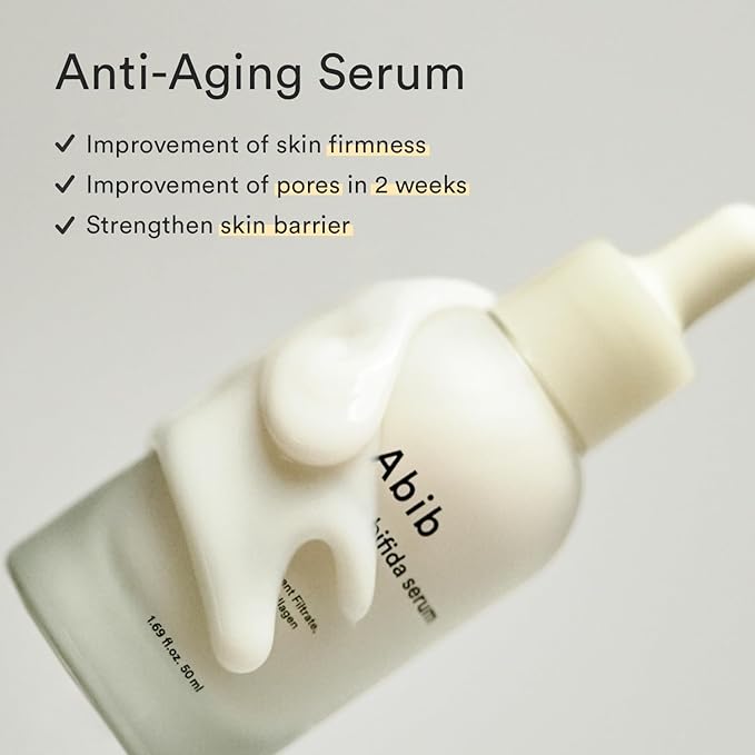 Abib Jericho Rose Bifida Serum Firming Drop 1.69 fl.oz. | Deep Hydration Serum for Dry Skin, Barrier Strength & Skin Bounce | Moisturizing Korean Skincare