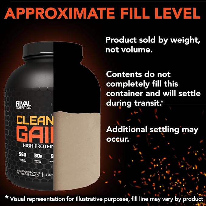 Rival Nutrition Clean Gainer - Chocolate Peanut Butter, 5lbs