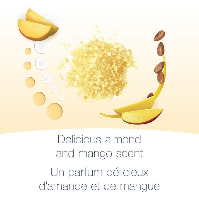 Dove Nourishing Secrets Bath Salts To Help Revive Sore, Tired Muscles Mango & Almond Bath Salts With Natural Skin Nourishers 28 Oz