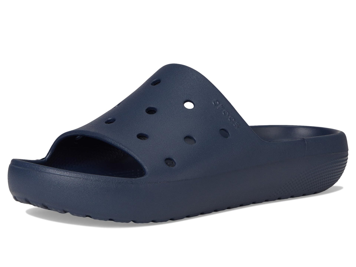 Crocs, Unisex, Classic Slide 2.0, Navy, Women 5 Men 3 Medium