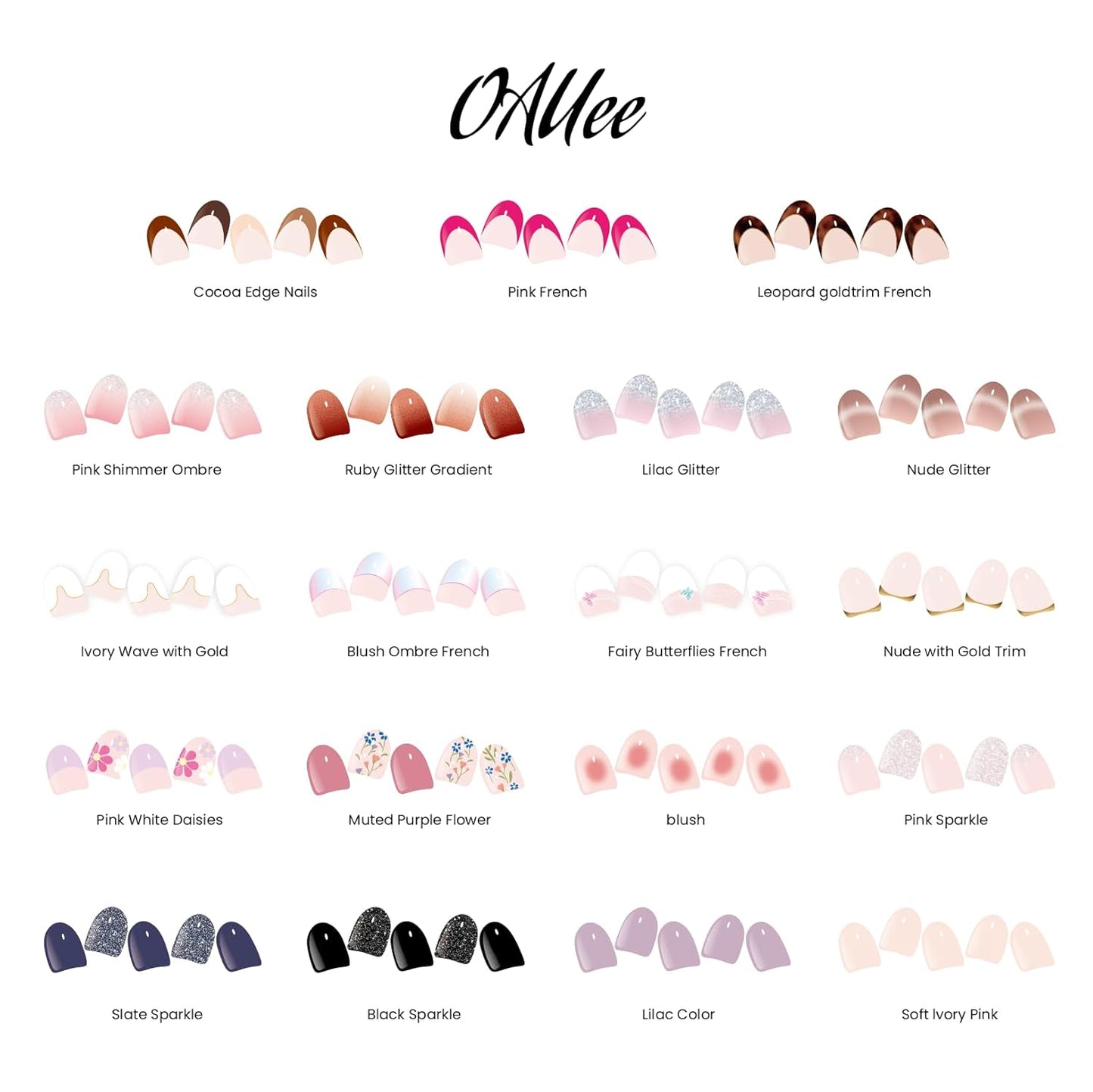 Semi Cured Gel Nail Strips | Built-In Gel Top Coat | UV Light Required | Salon Quality, Easy Application And Removal (Soft lvory Pink)