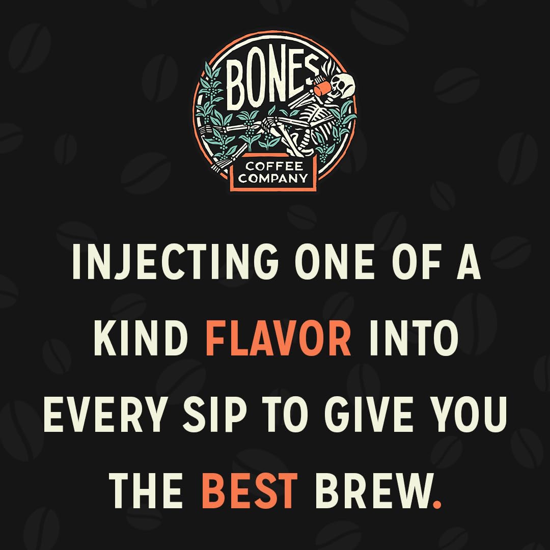 Bones Coffee Company Costa Rica Single-Origin, Cocoa, Nutty and Milk Chocolate Notes, Ground Coffee Beans, Low Acid Medium Roast Arabica Beans Flavored Coffee for Auto drip Coffee Maker, 12 oz Ground