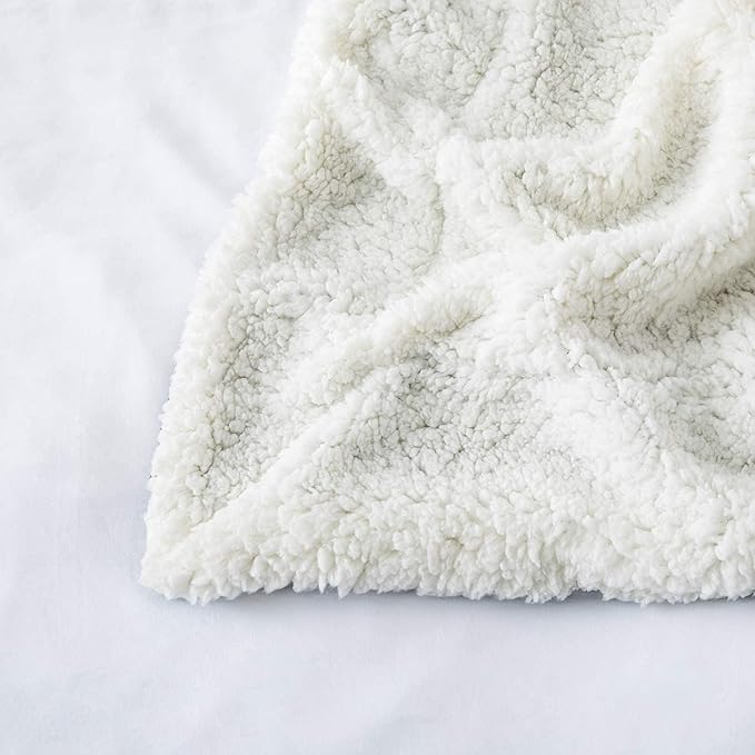 IR Imperial Rooms Teal Sherpa Fleece Throw Blanket Twin Size for Bed - Wholesale Bulk Pack of 12 Sherpa Blankets - Soft Fluffy Throw Blankets for Hotels, Guest Bedroom, 60x80 Inches
